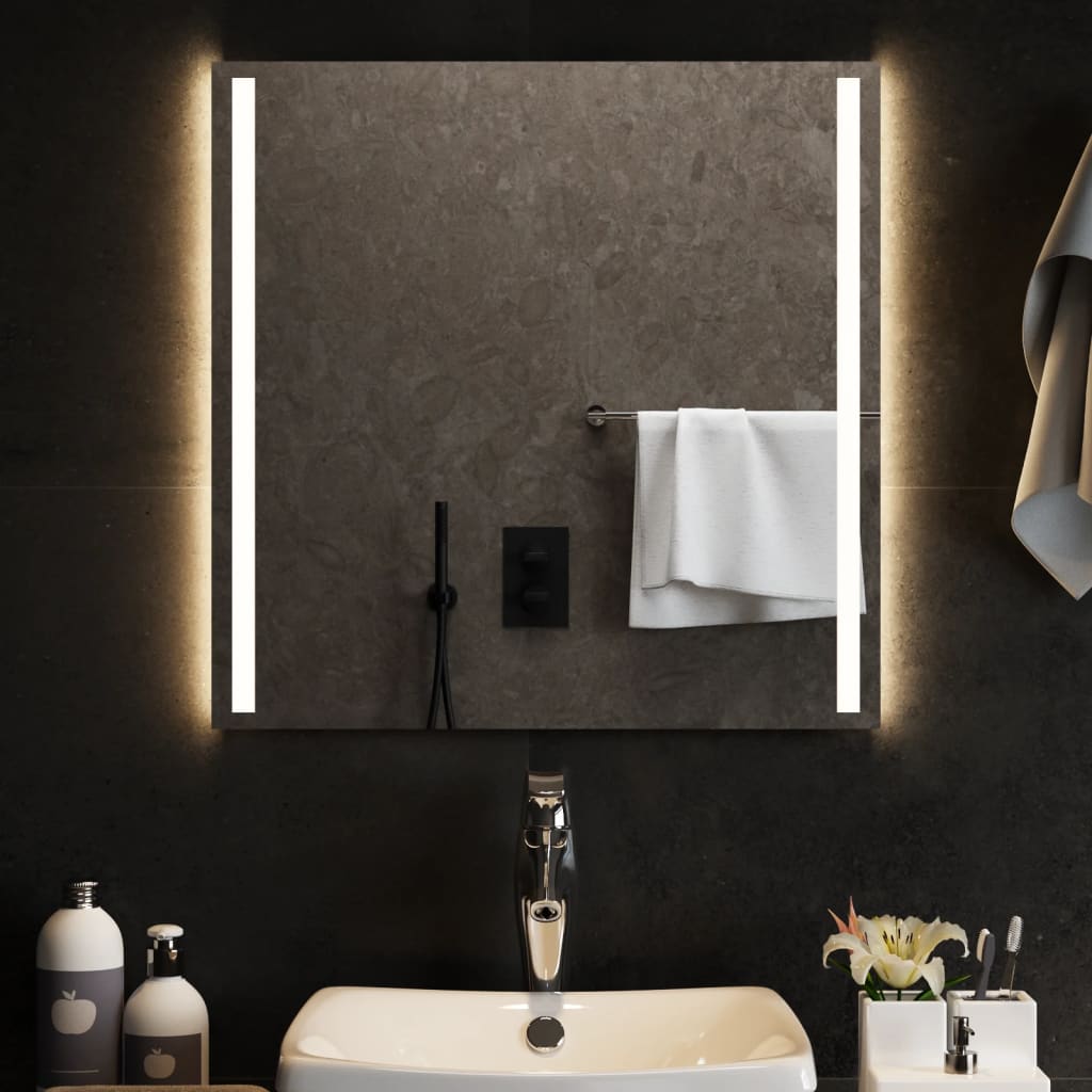 Miroir de salle de bain LED 60x60 cm