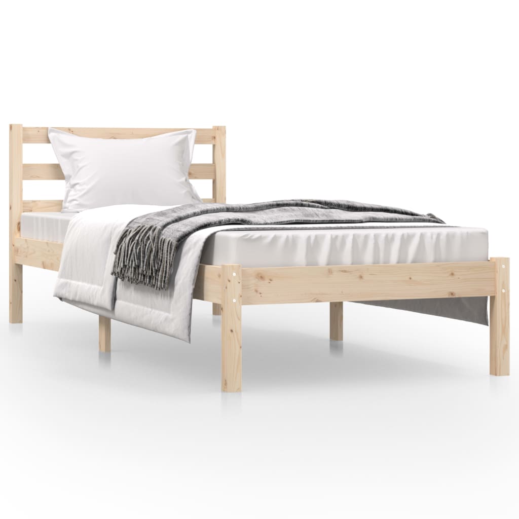 Bedframe massief grenenhout 150x200 cm