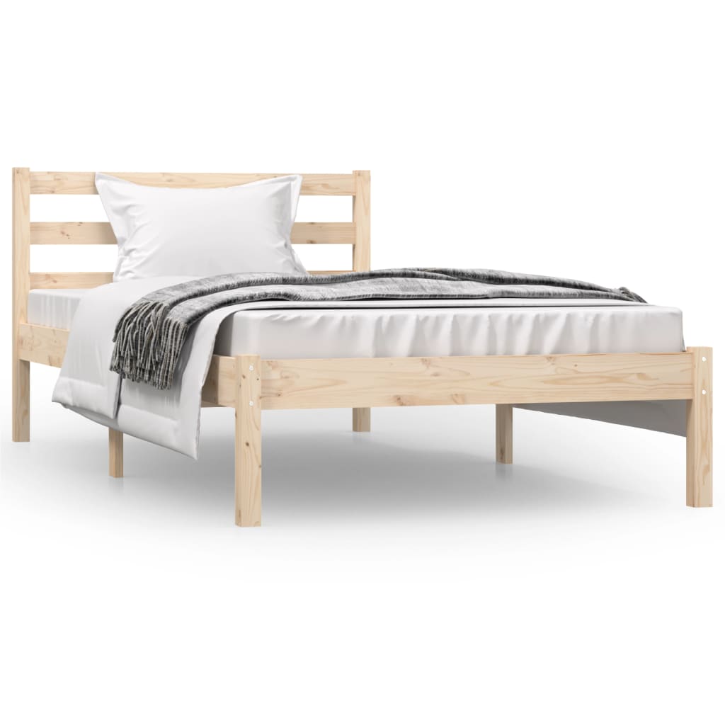 Bedframe massief grenenhout 150x200 cm