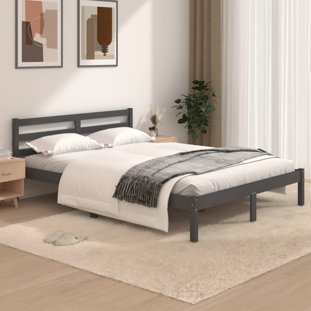 Bedframe massief grenenhout 150x200 cm