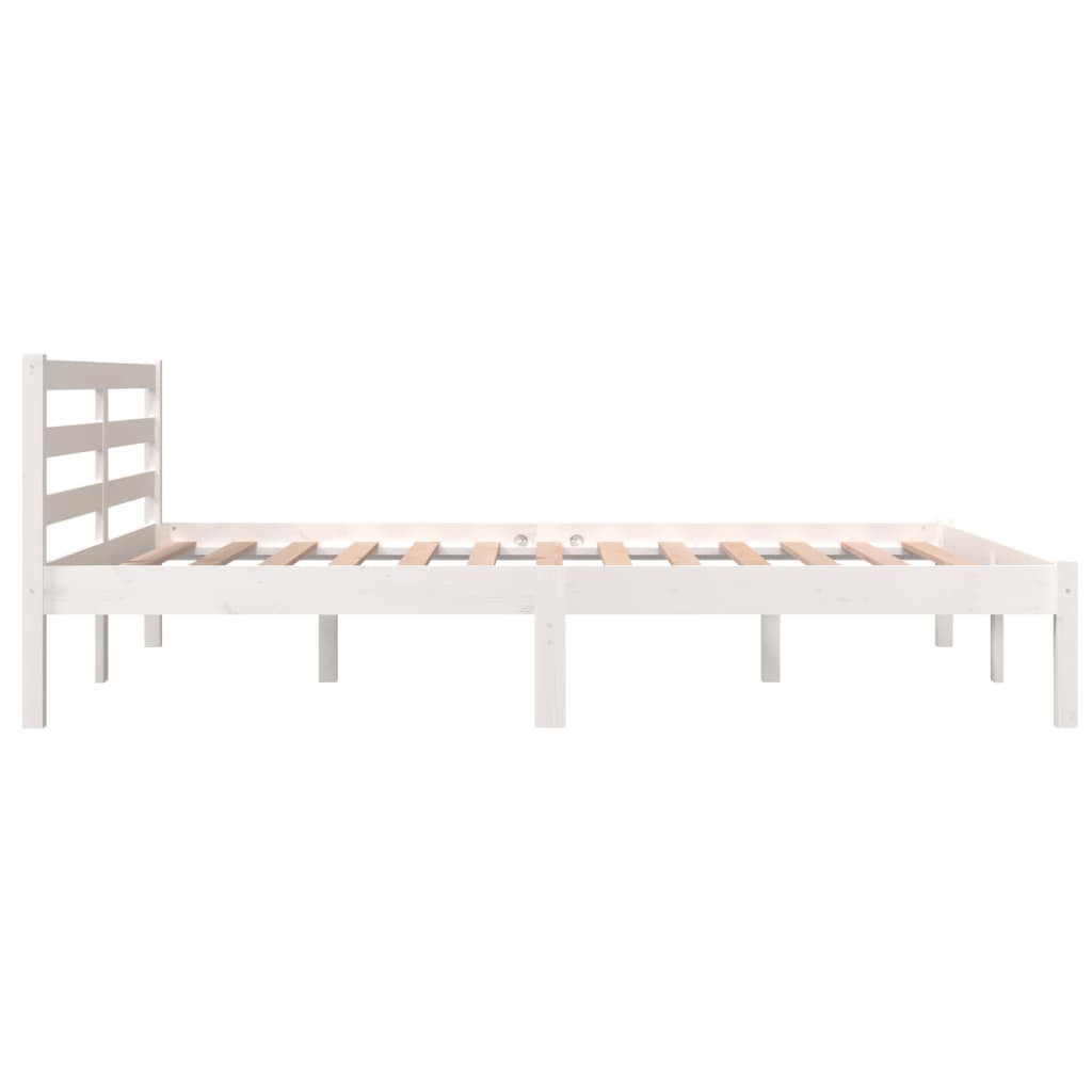 Bedframe massief grenenhout 200x200 cm