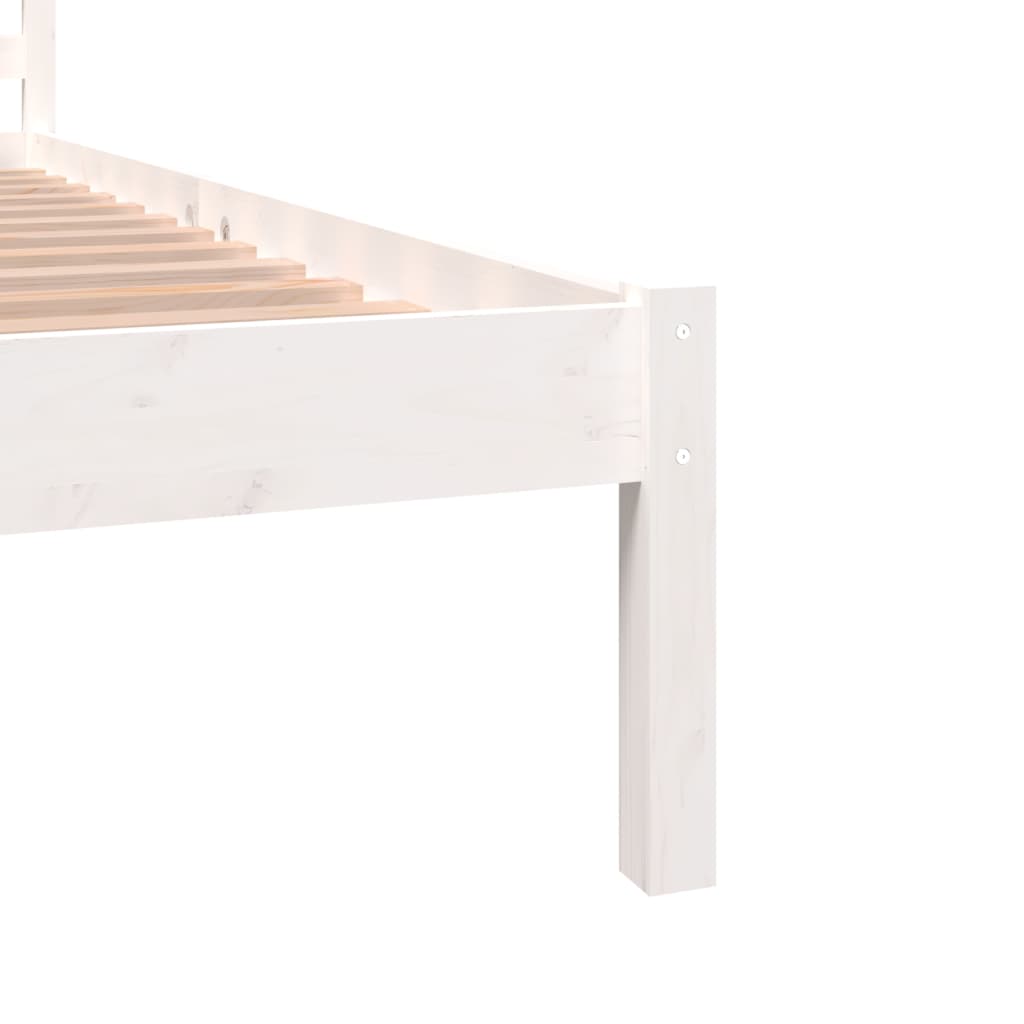 Bedframe massief grenenhout 200x200 cm