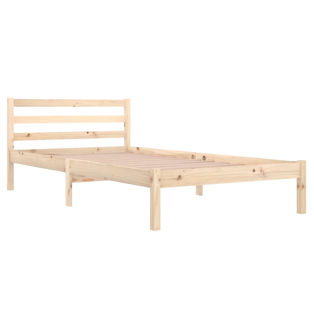 Bedframe massief grenenhout 200x200 cm