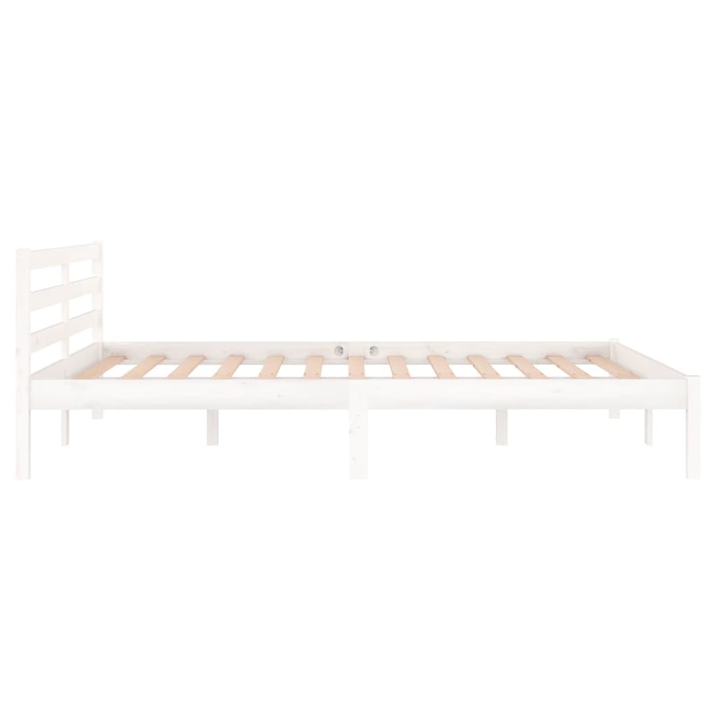 Bedframe massief grenenhout 200x200 cm