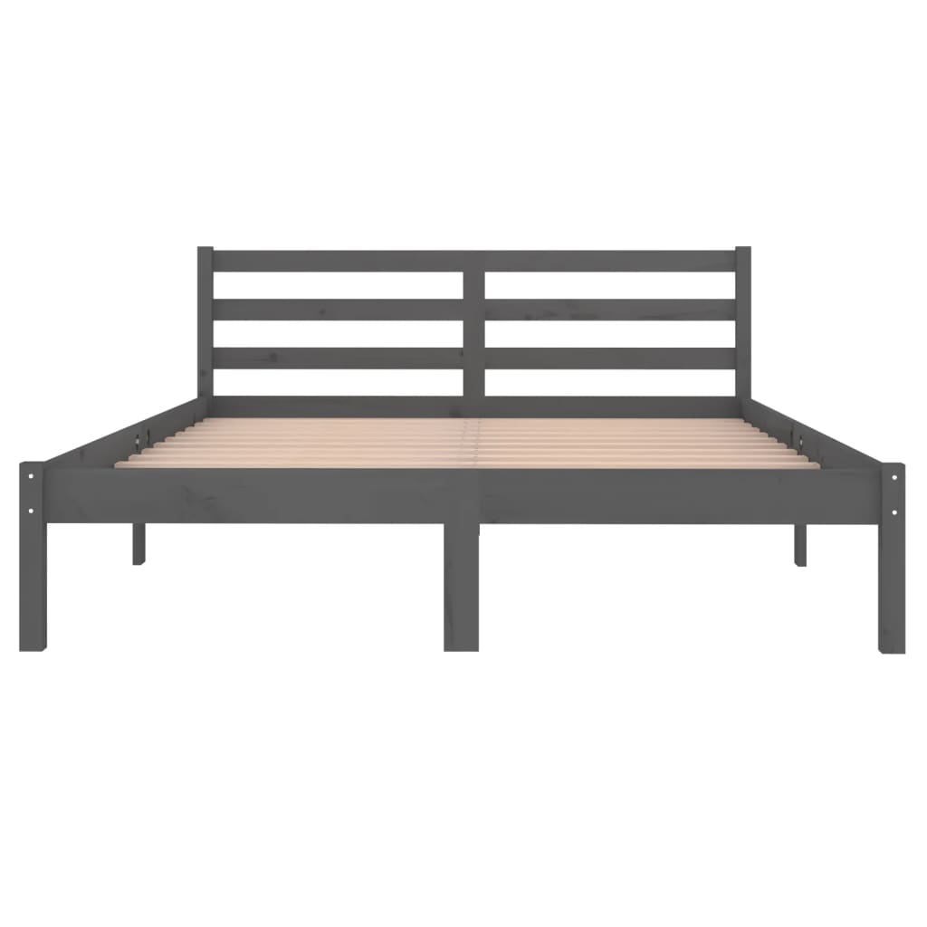 Bedframe massief grenenhout 200x200 cm