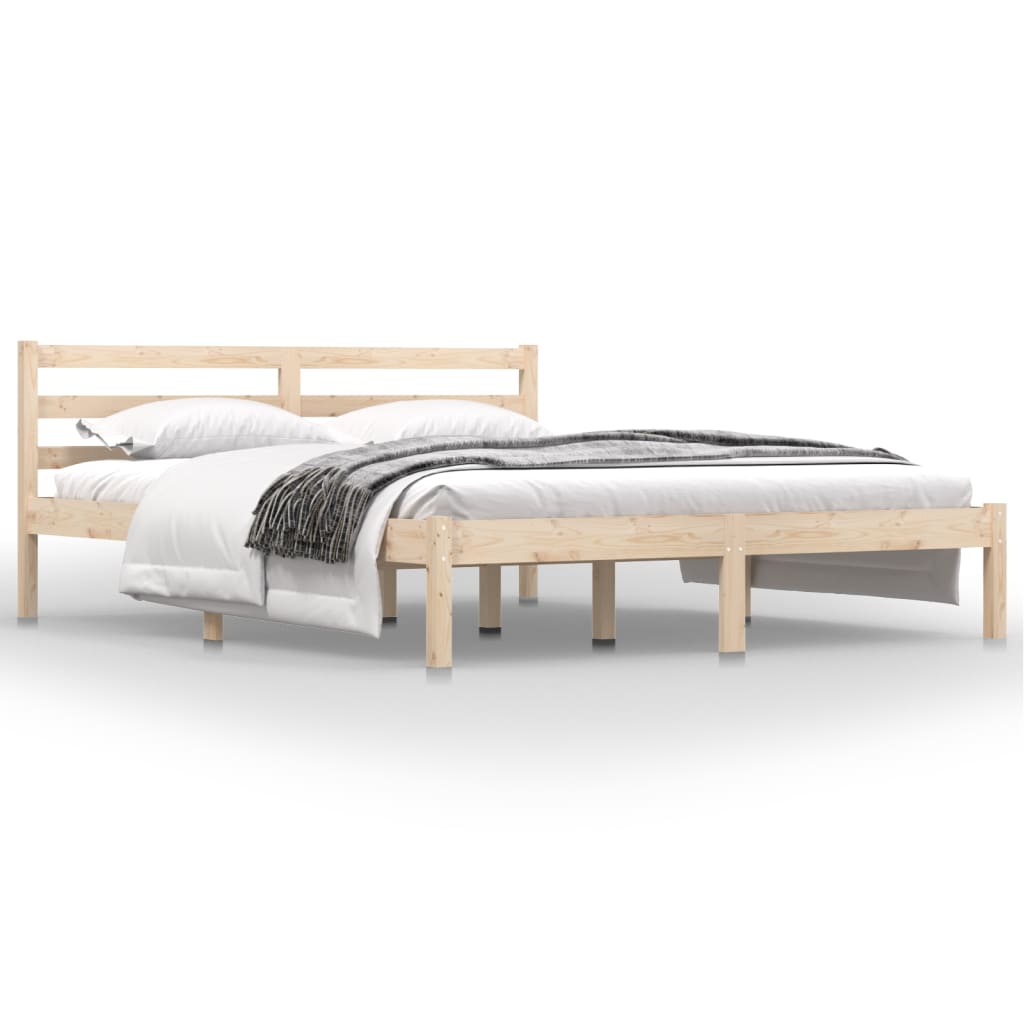 Bedframe massief grenenhout 150x200 cm