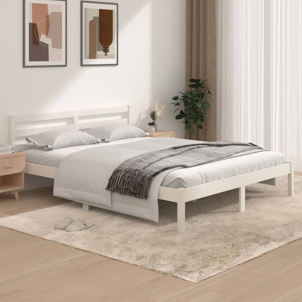 Bedframe massief grenenhout 150x200 cm