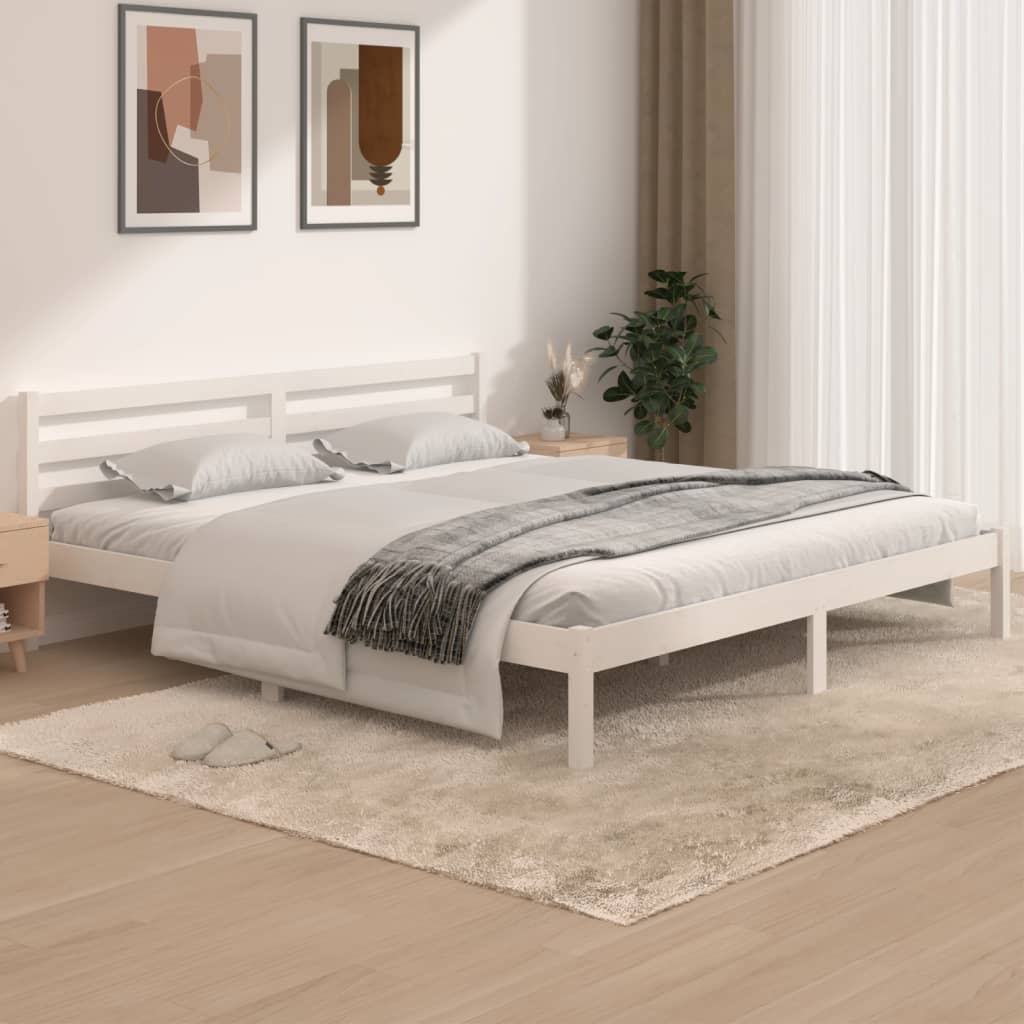 Bedframe massief grenenhout 150x200 cm