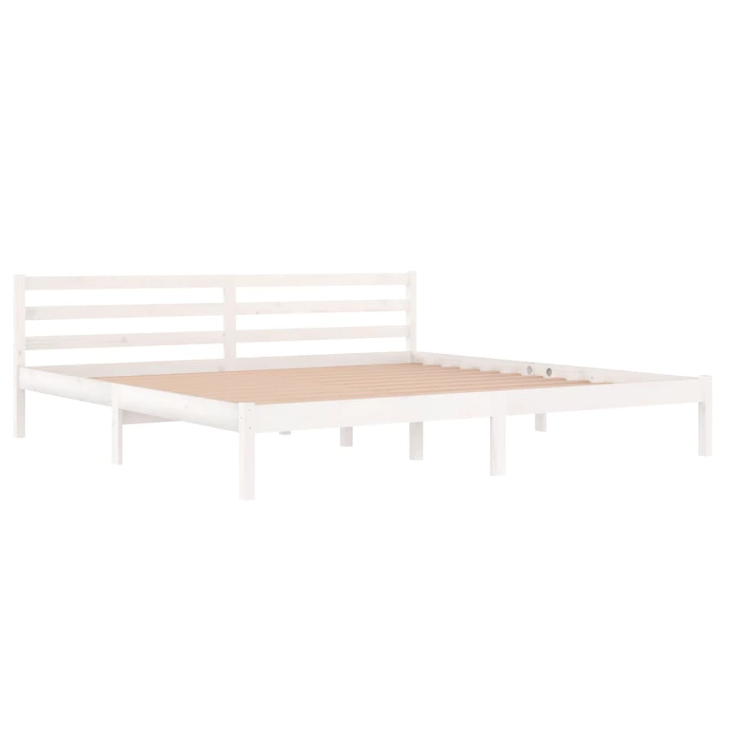 Bedframe massief grenenhout 200x200 cm