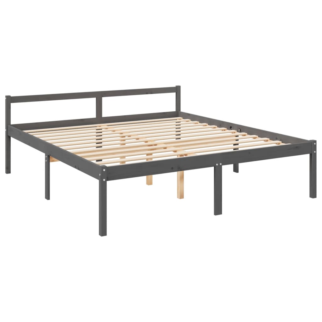 Seniorenbed massief grenenhout 150x200 cm