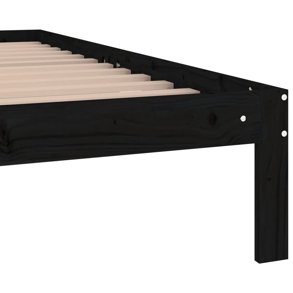 Bedframe massief hout 135x190 cm