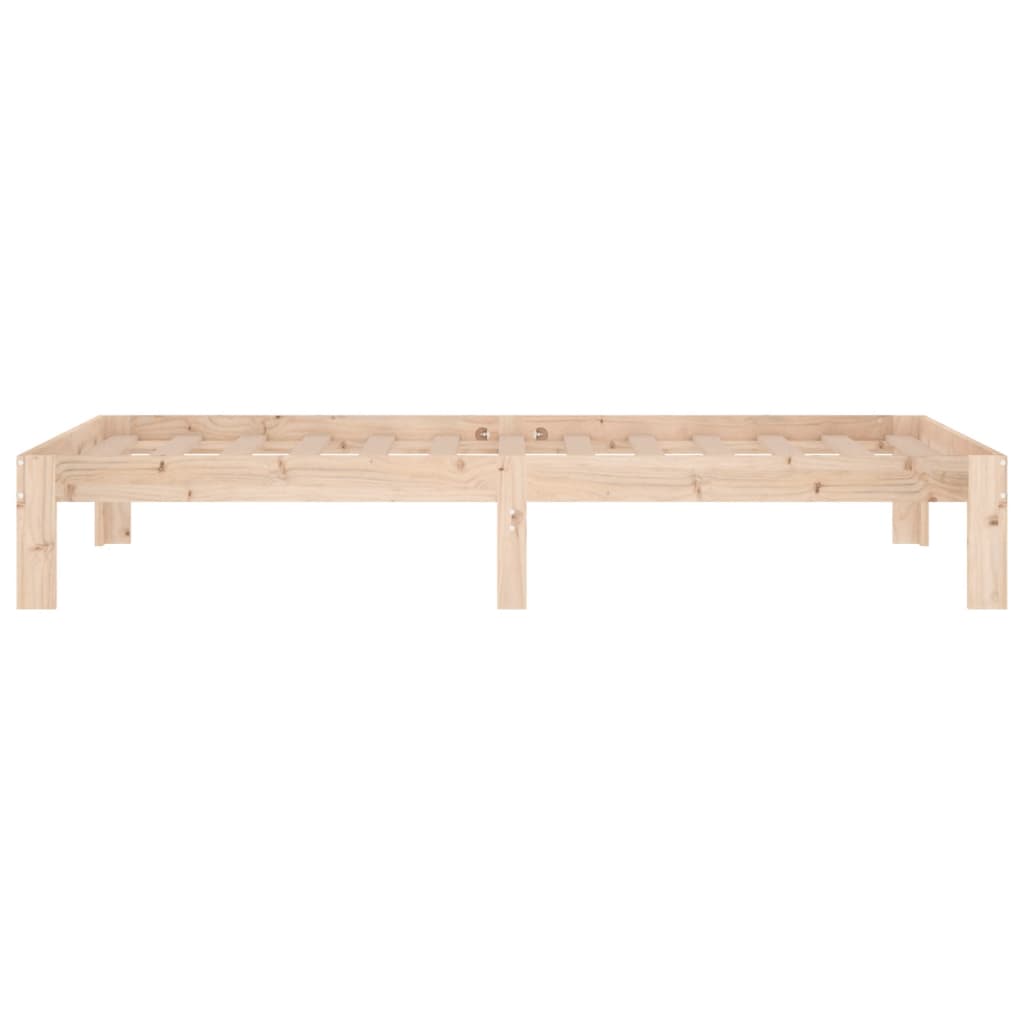 Bedframe massief hout 135x190 cm