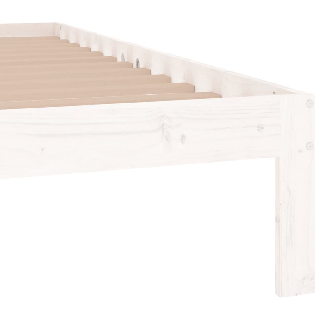 Bedframe massief hout 135x190 cm