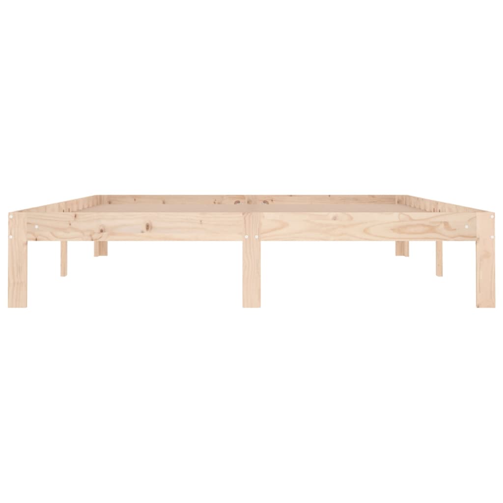 Bedframe massief hout 135x190 cm