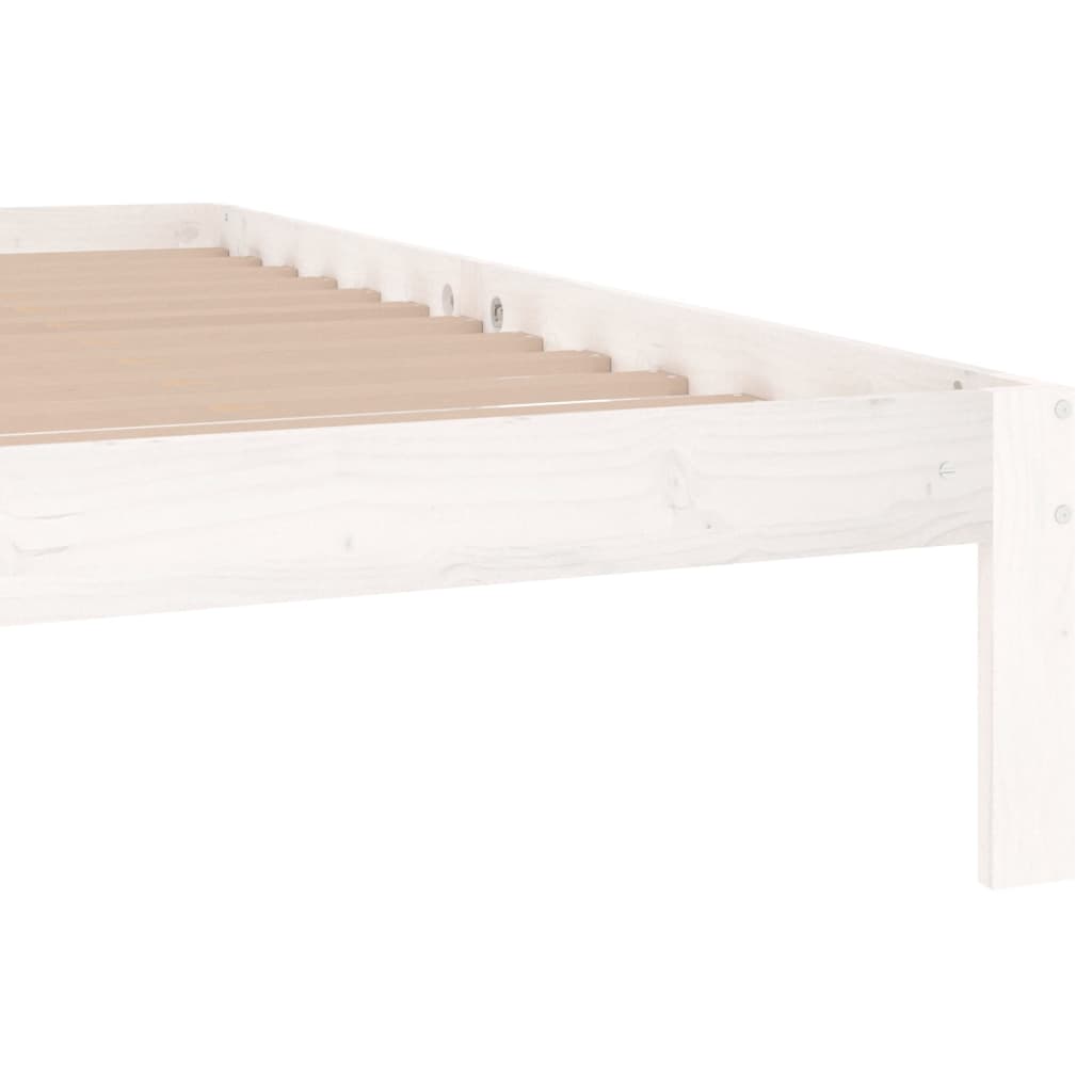 Bedframe massief grenenhout 200x200 cm