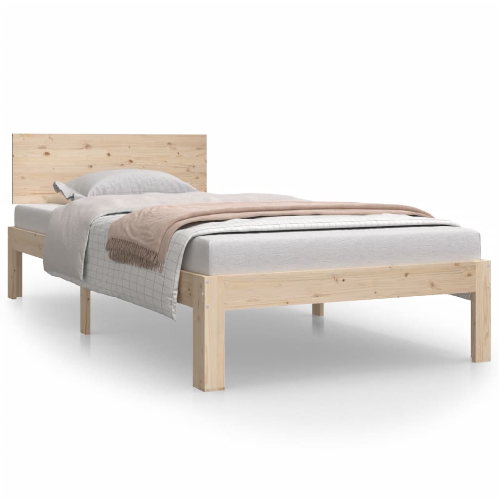 Bedframe massief grenenhout 100x200 cm