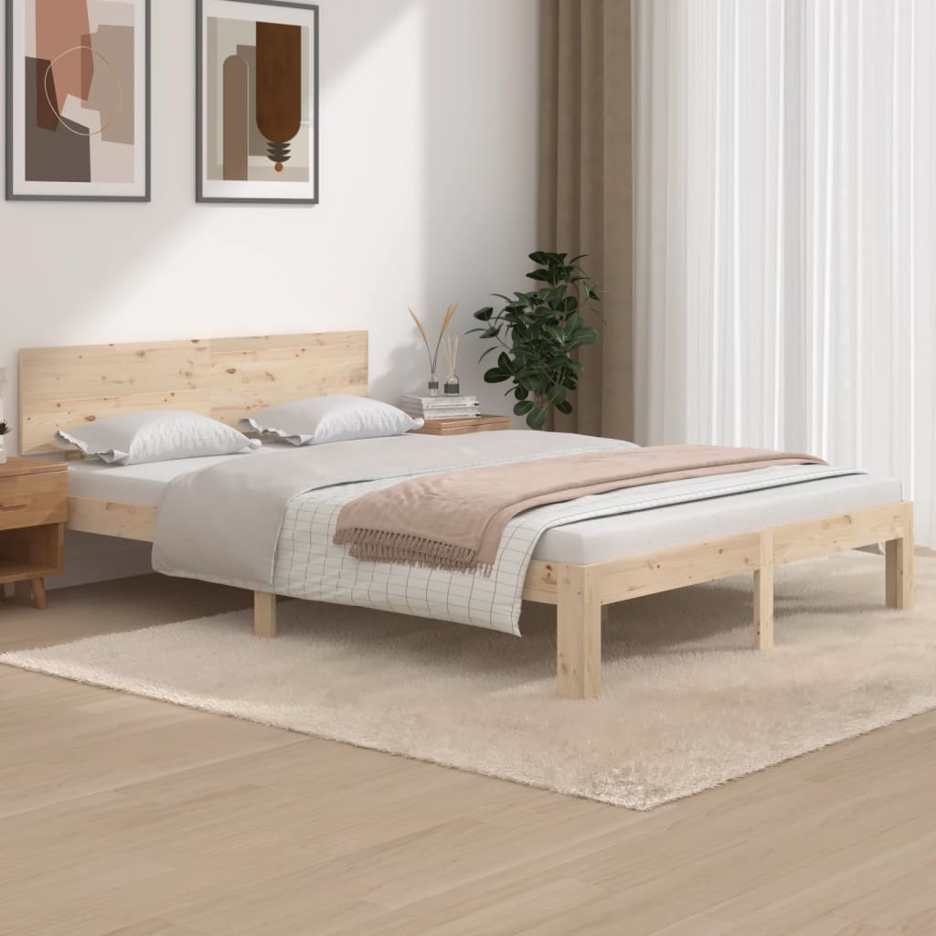 Bedframe massief grenenhout 120x200 cm