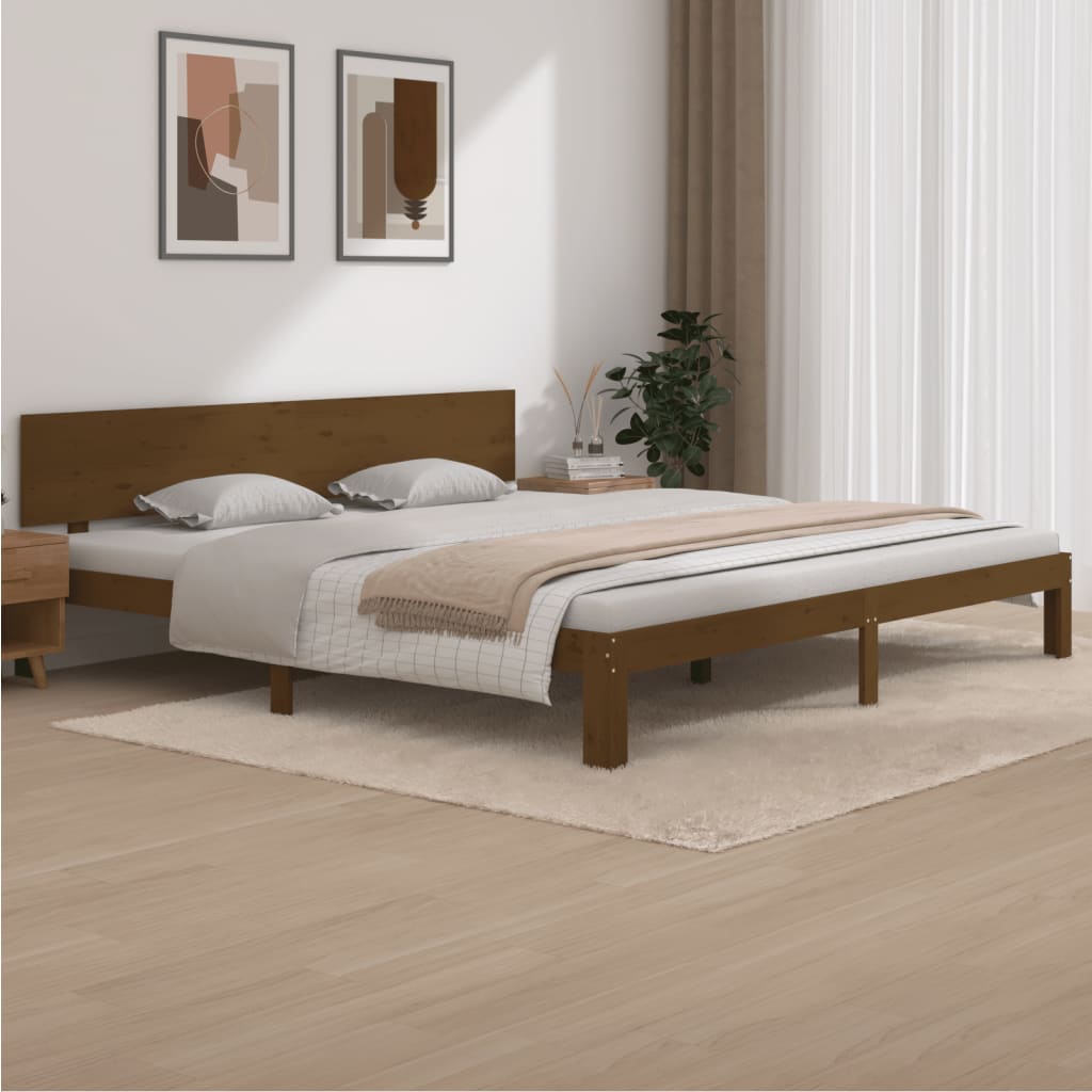 Bedframe massief grenenhout 100x200 cm