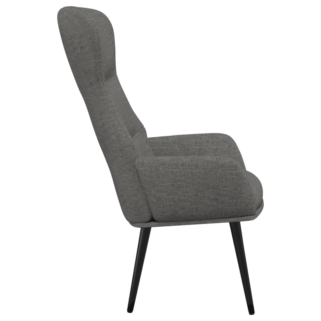 Fauteuil relax tissu gris clair