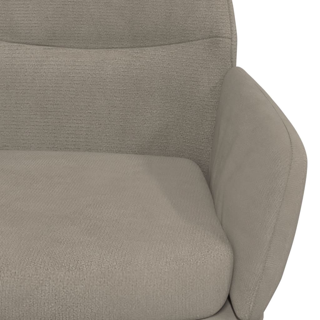 Fauteuil de relaxation avec repose-pieds en velours