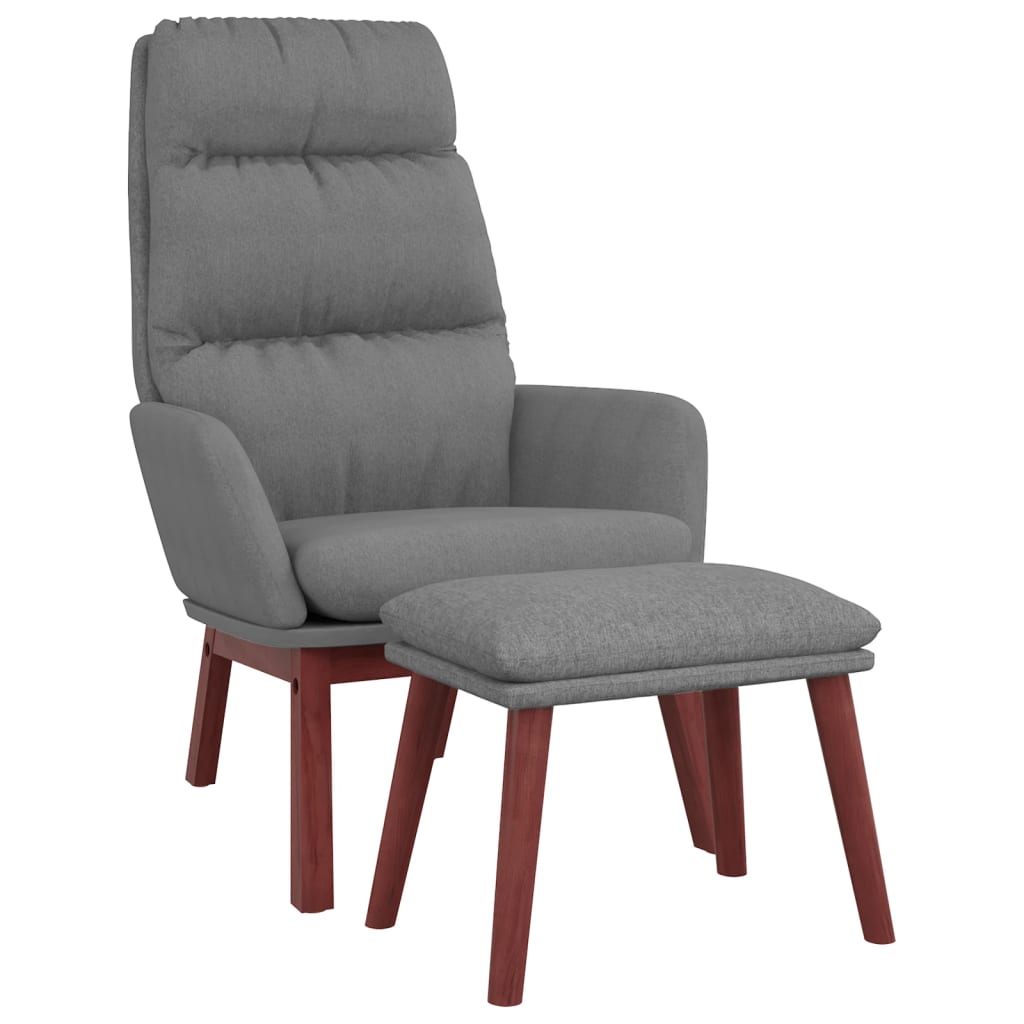 Fauteuil relax tissu marron