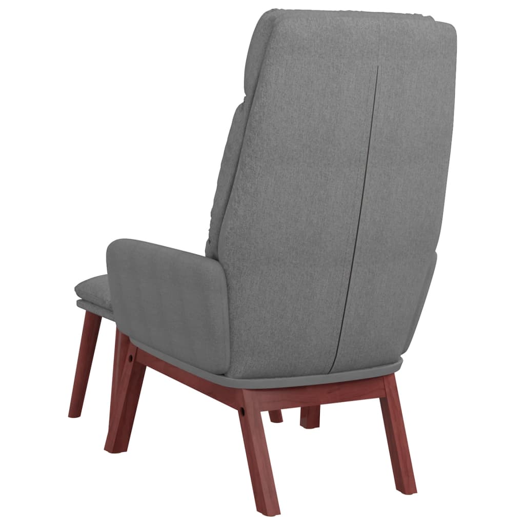 Fauteuil relax tissu marron