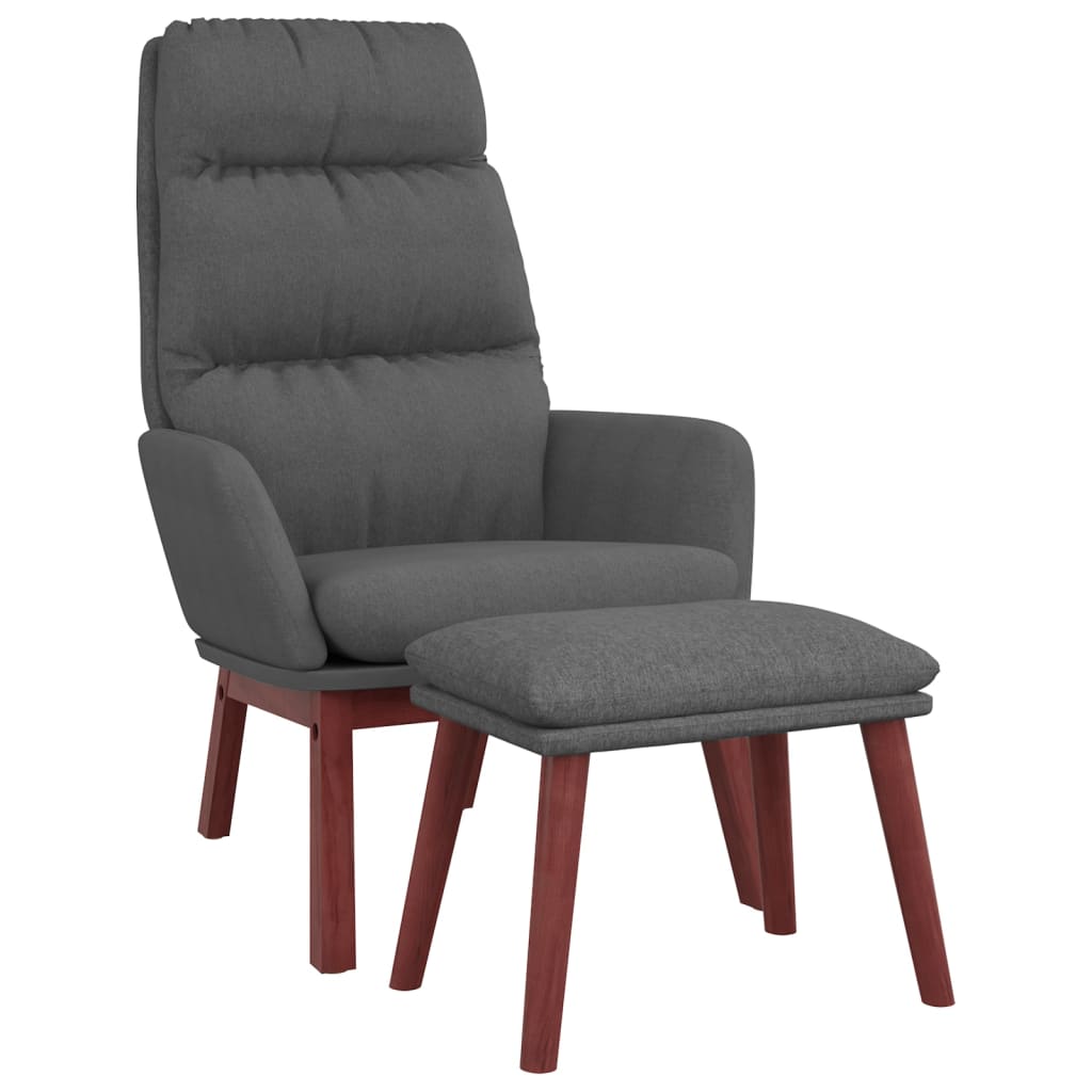 Fauteuil relax tissu marron