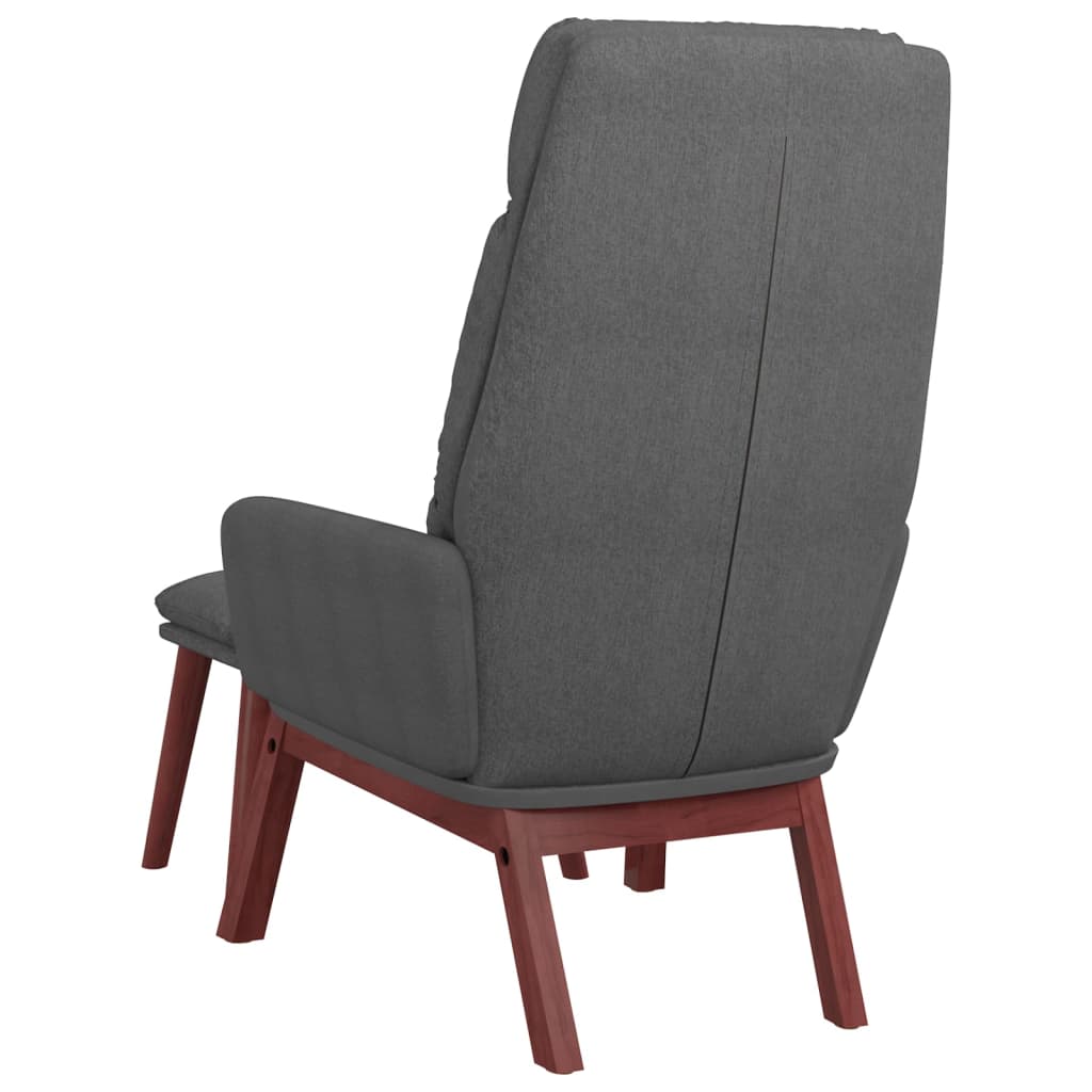 Fauteuil relax tissu marron