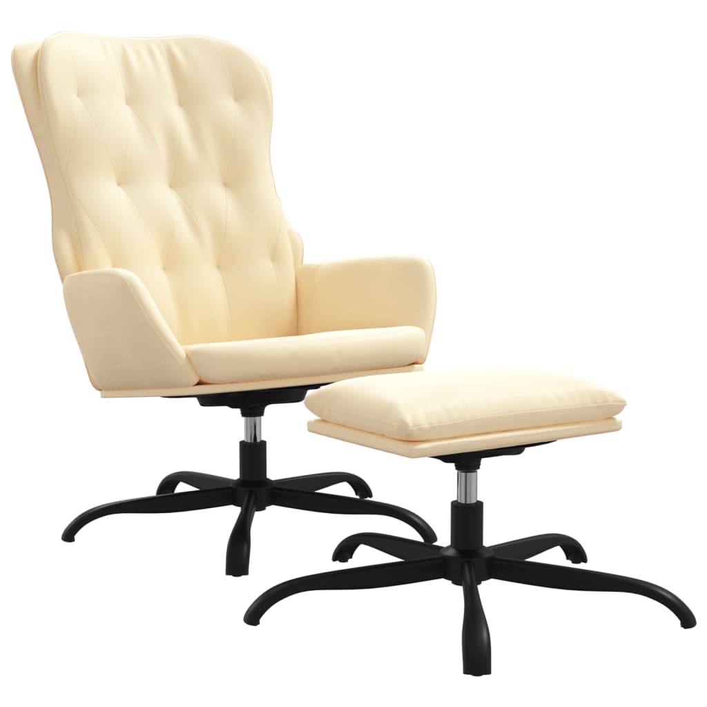 Fauteuil relax simili cuir noir