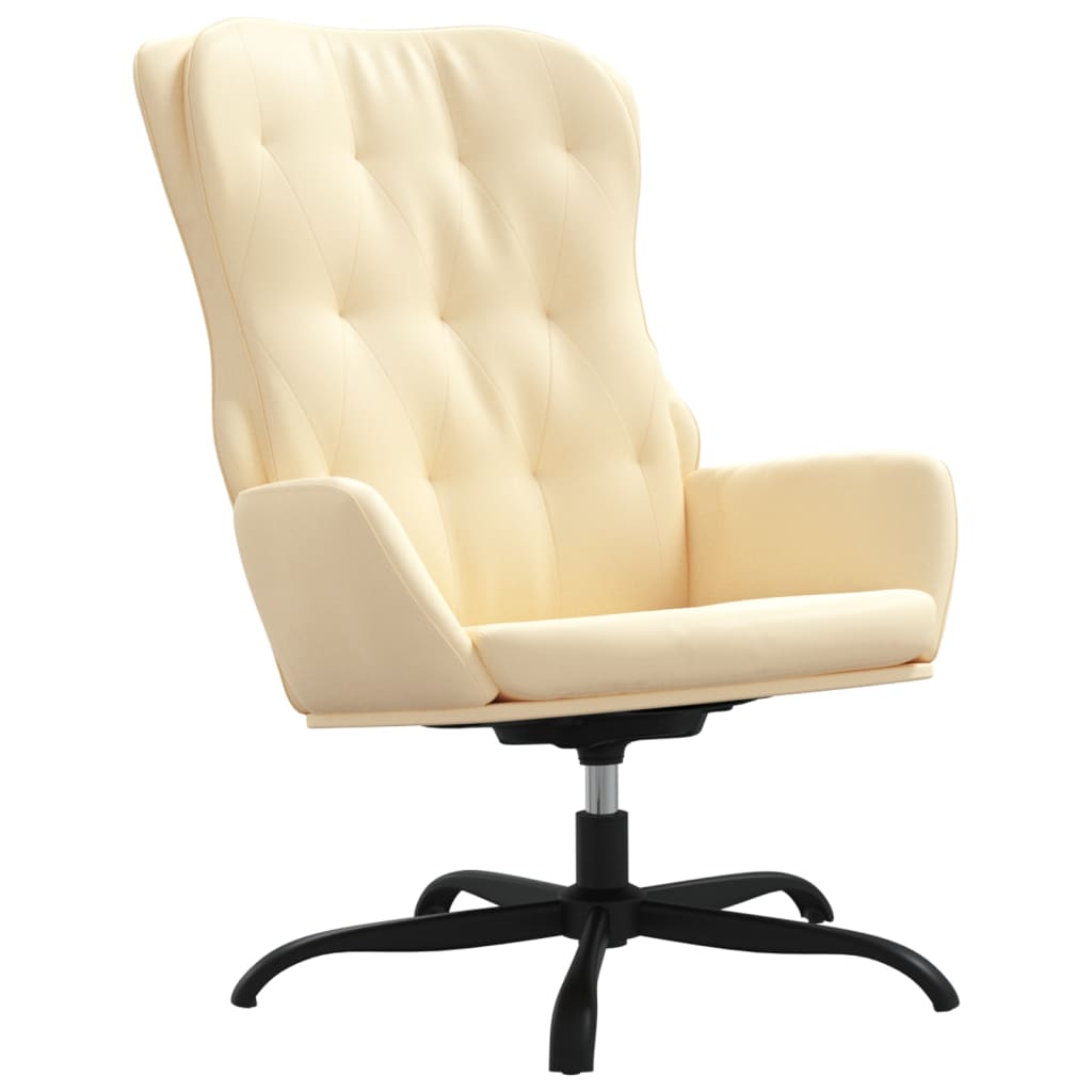 Fauteuil relax simili cuir noir