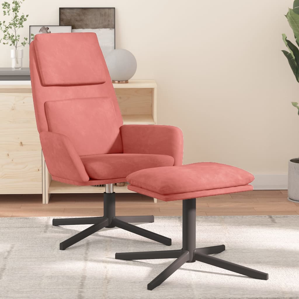 Fauteuil relax velours blanc crème