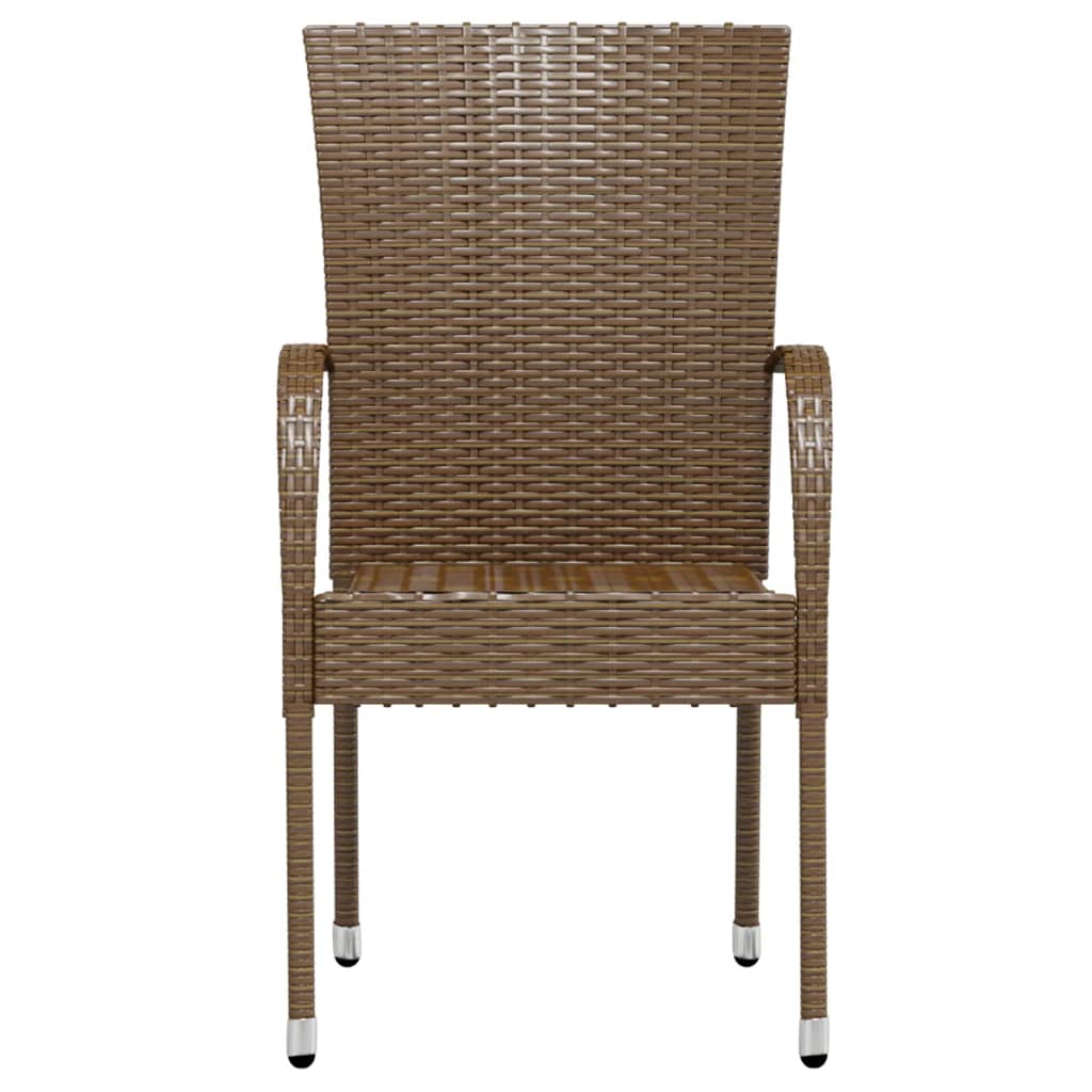 3-delige Tuinset poly rattan