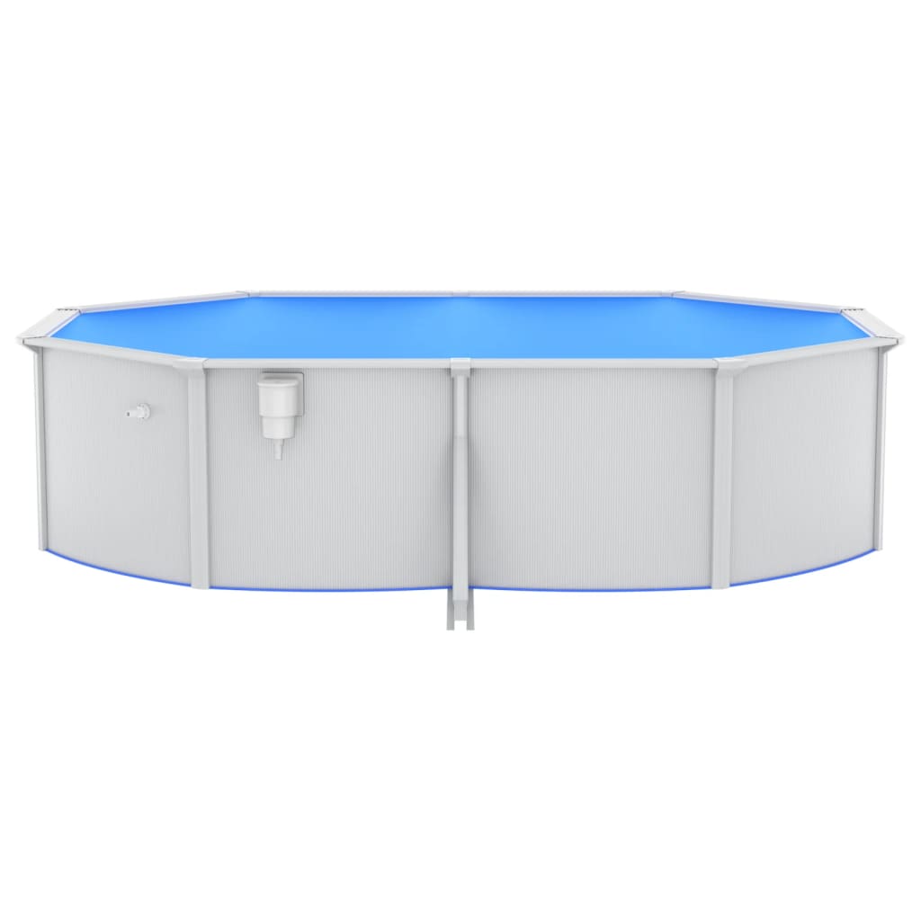 Piscine avec pompe de filtration à sable et échelle 610x360x120 cm