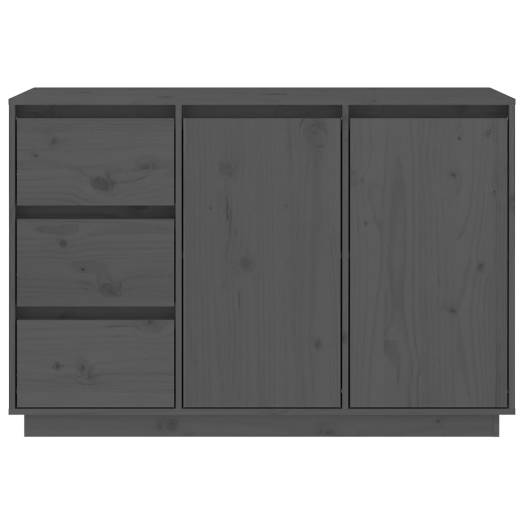 Dressoir 111x34x75 cm massief grenenhout