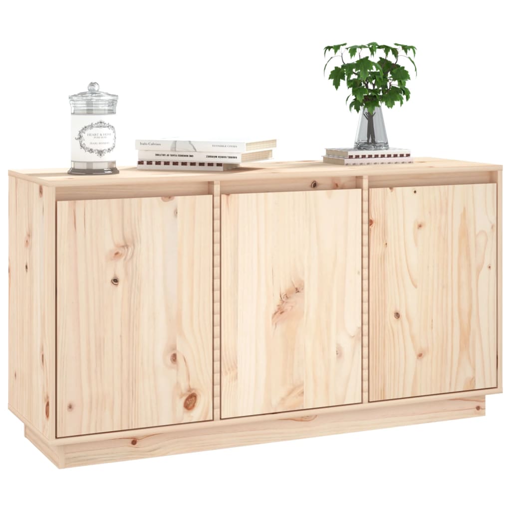 Buffet 111x34x60 cm en bois de pin massif