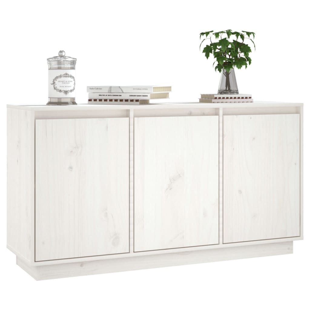 Buffet 111x34x60 cm en bois de pin massif