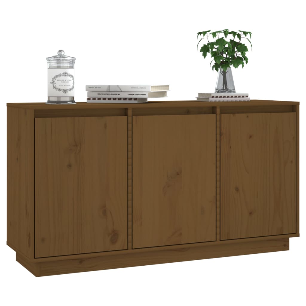 Buffet 111x34x60 cm en bois de pin massif