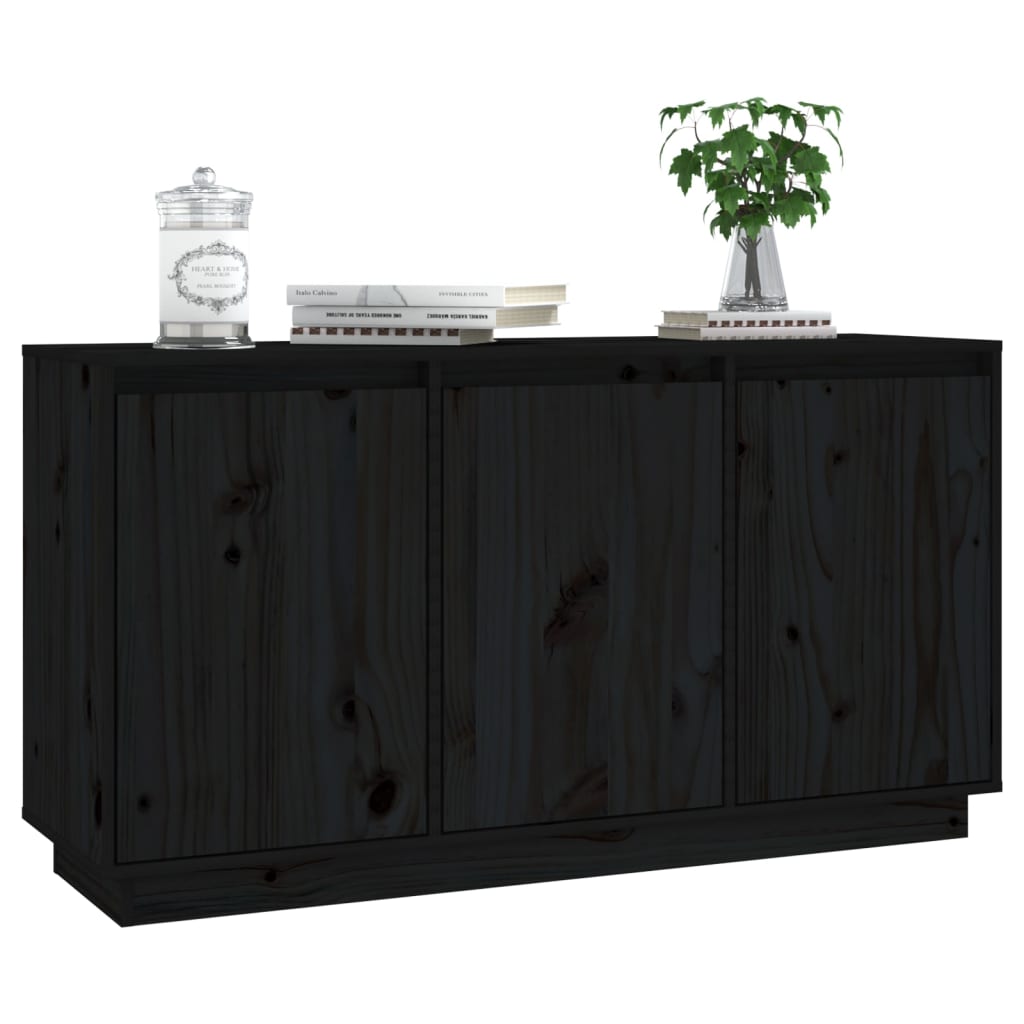 Buffet 111x34x60 cm en bois de pin massif