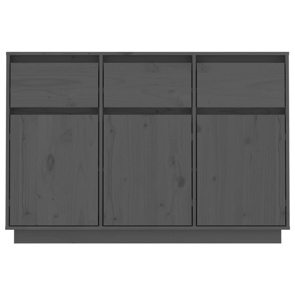 Dressoir 110x34x75 cm massief grenenhout