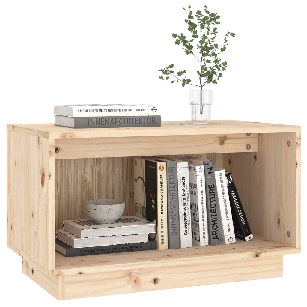 Meuble TV 60x35x35 cm en bois de pin massif