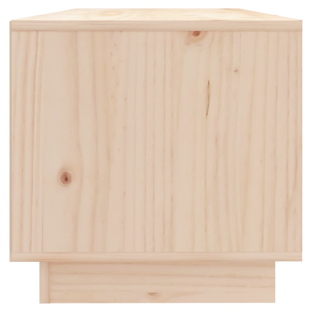 Meuble TV 90x35x35 cm en bois de pin massif