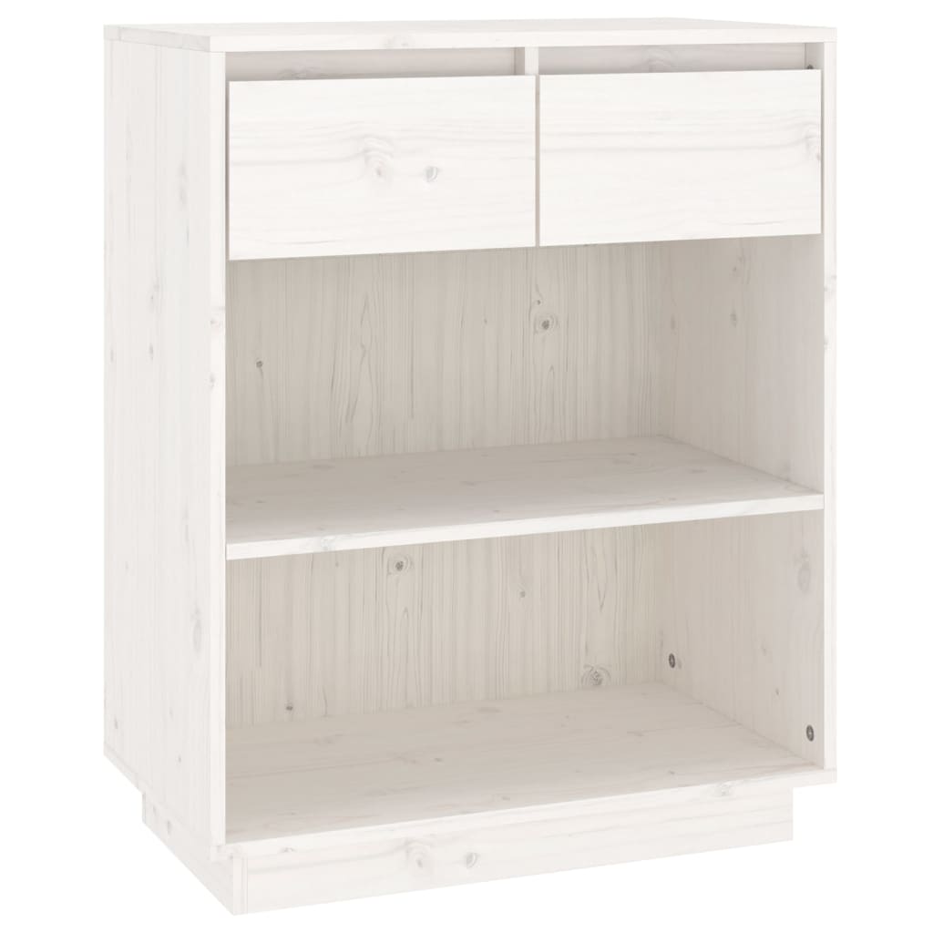 Wandkast 60x34x75 cm massief grenenhout