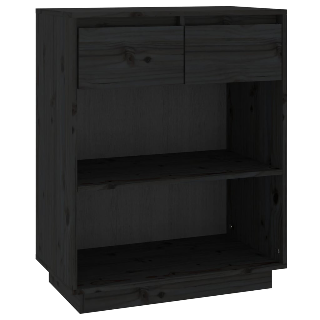 Wandkast 60x34x75 cm massief grenenhout