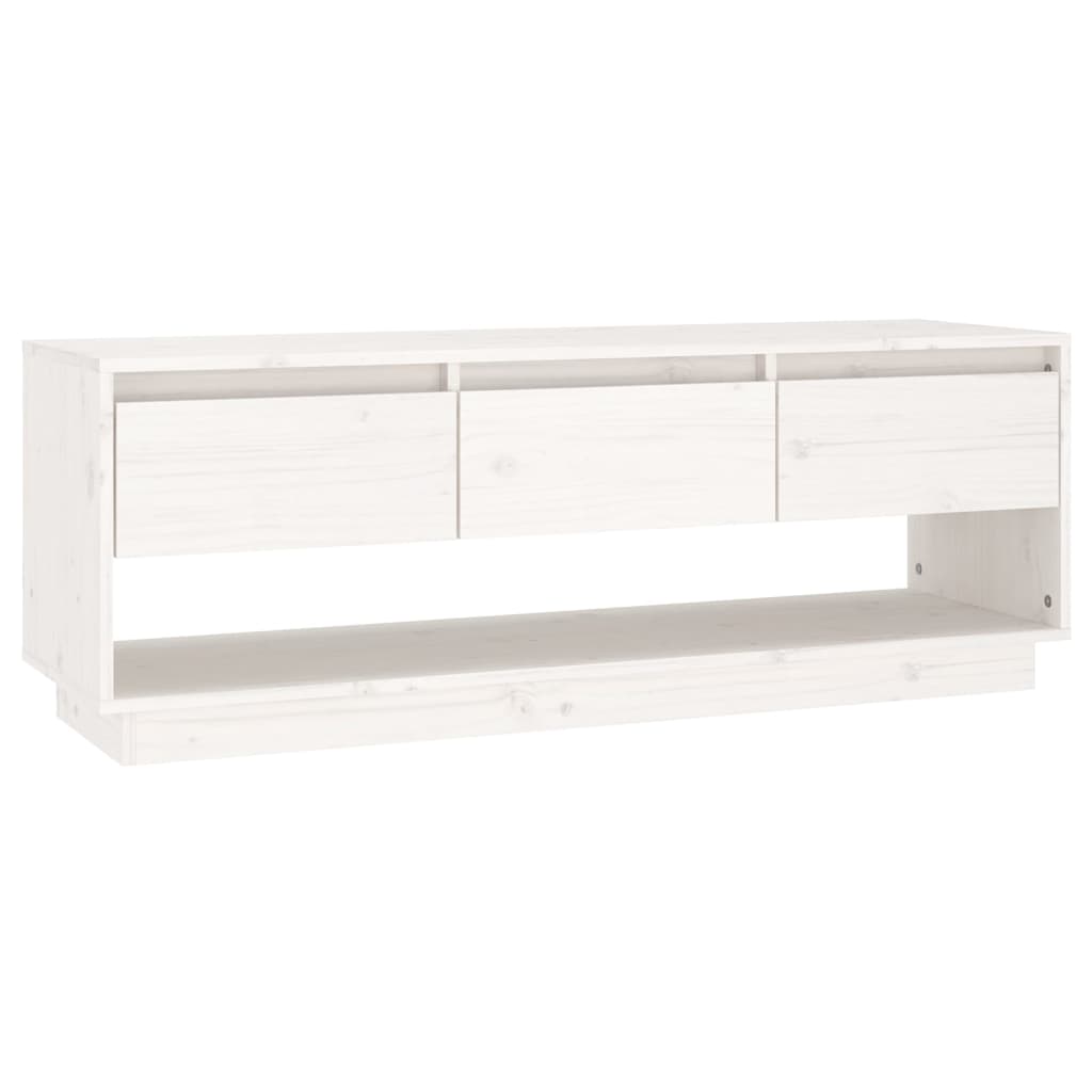 Tv-meubel 110,5x34x40 cm massief grenenhout