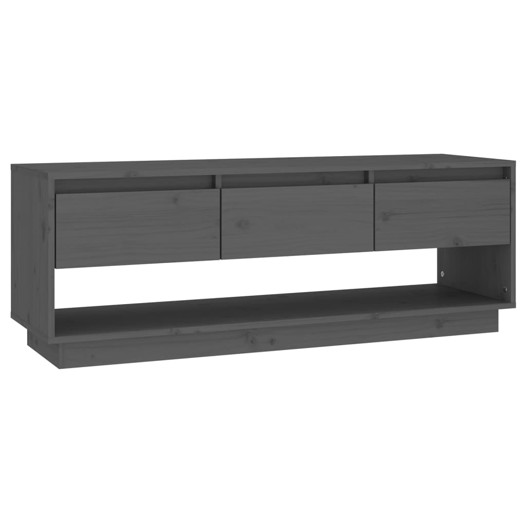 Tv-meubel 110,5x34x40 cm massief grenenhout