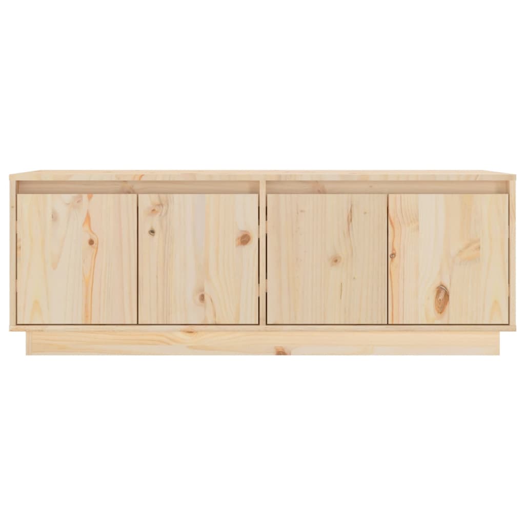 Meuble TV 110x34x40 cm en bois de pin massif