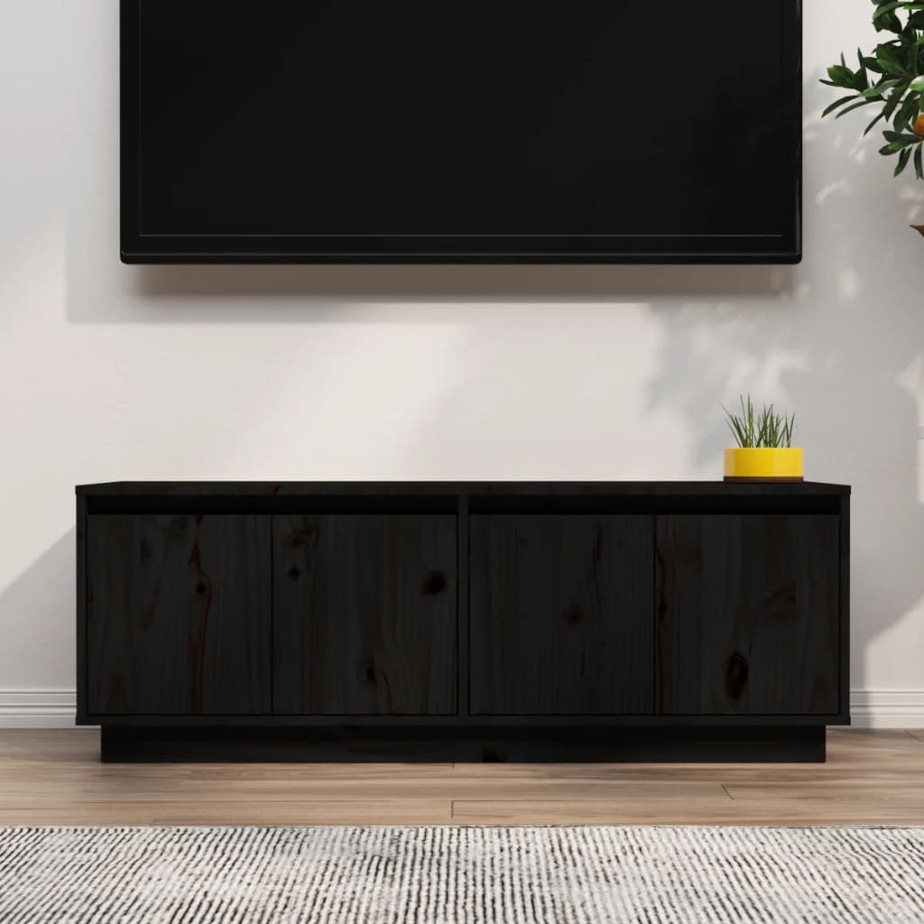 Tv-meubel 110x34x40 cm massief grenenhout