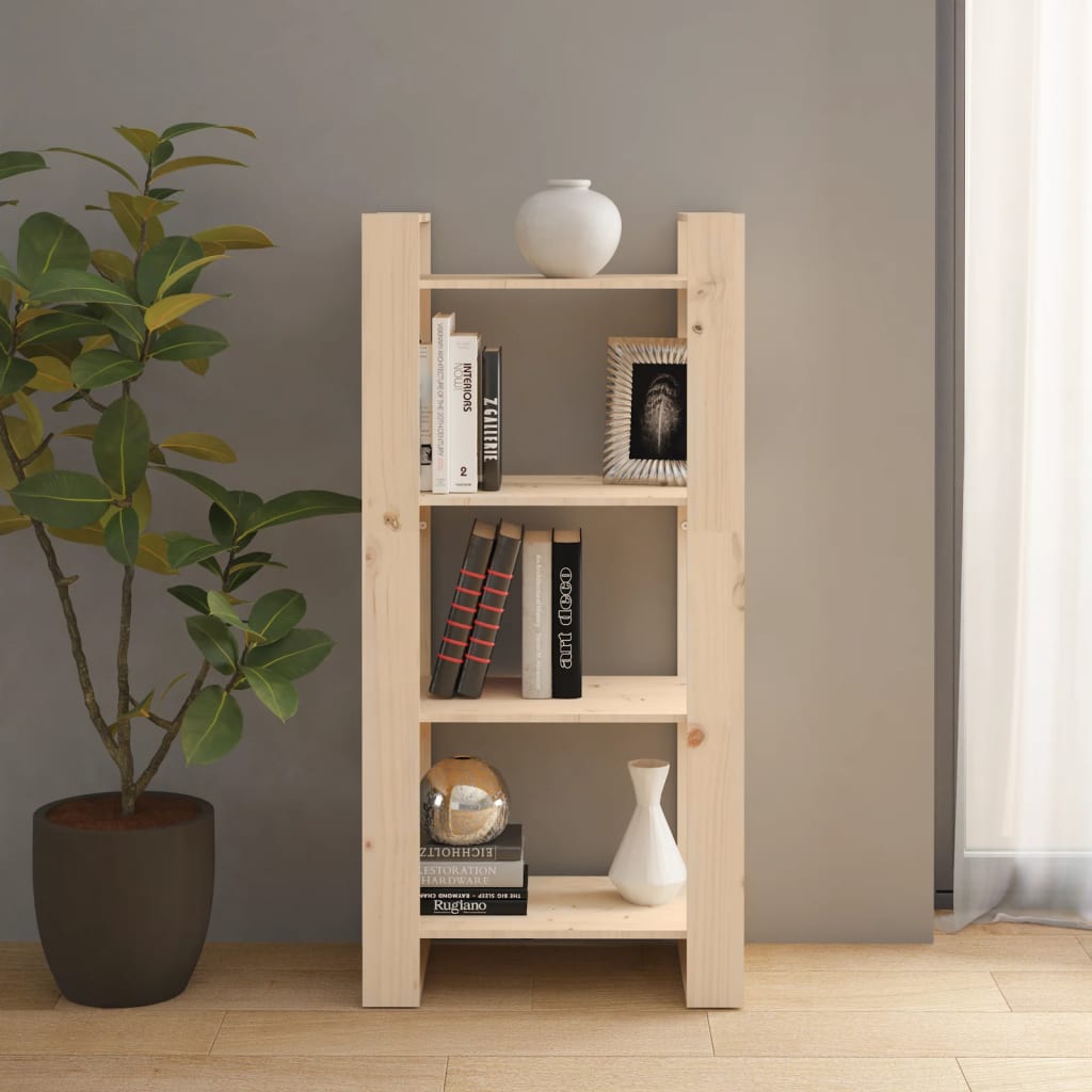 Boekenkast/kamerscherm 60x35x125 cm massief hout