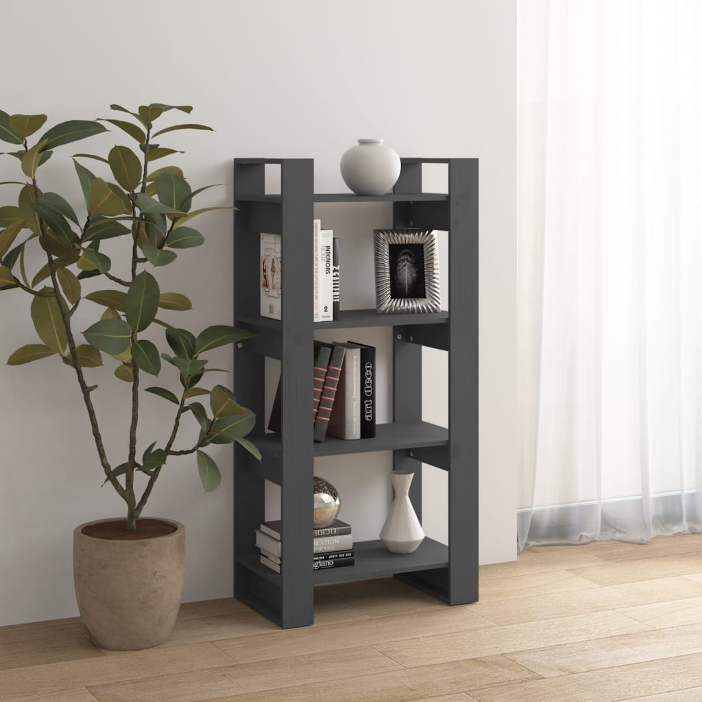 Boekenkast/kamerscherm 60x35x125 cm massief hout