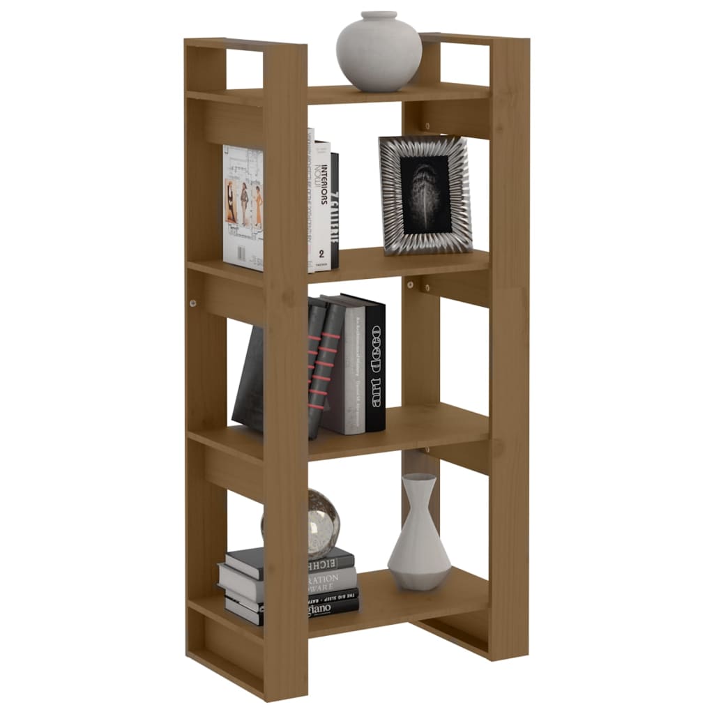 Boekenkast/kamerscherm 60x35x125 cm massief hout